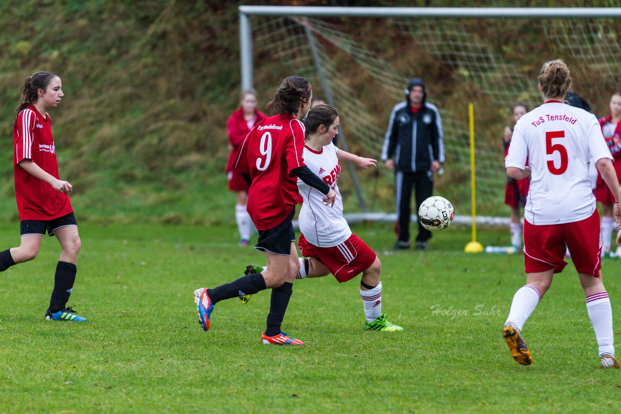 Bild 112 - B-Juniorinnen TuS Tensfeld - TSV Weddelbrook : Ergebnis: 3:1